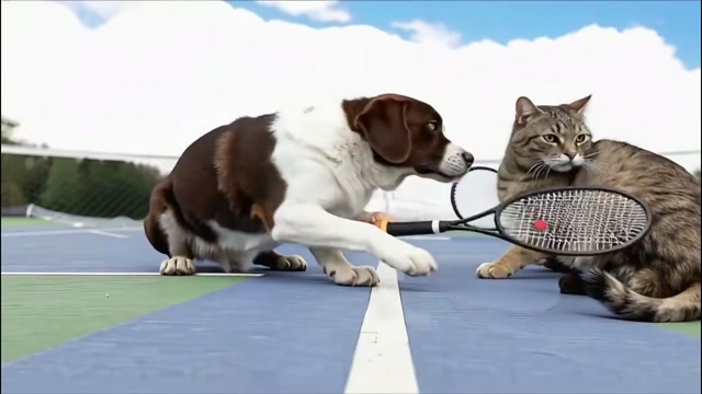 TUBBY TV - DOUBLES TENNIS SMACK DOWN