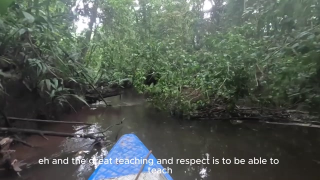 In the Amazon River together with the indigenous children.