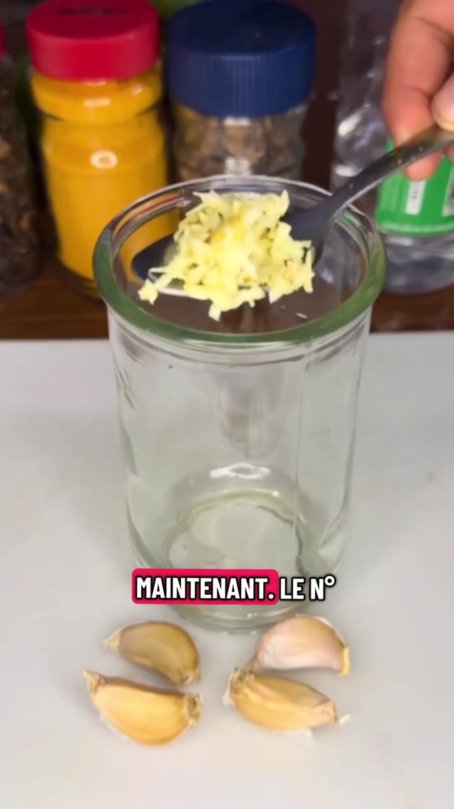 Connaissez-vous l'eau d'ail ?